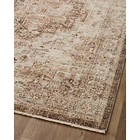 Mocha and Cream Sorrento Area Rug, 5x7