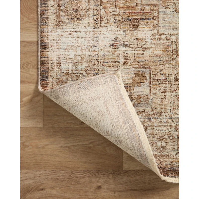 Mocha and Cream Sorrento Area Rug, 5x7