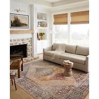 Florence Sunset Medallion Area Rug, 7x10