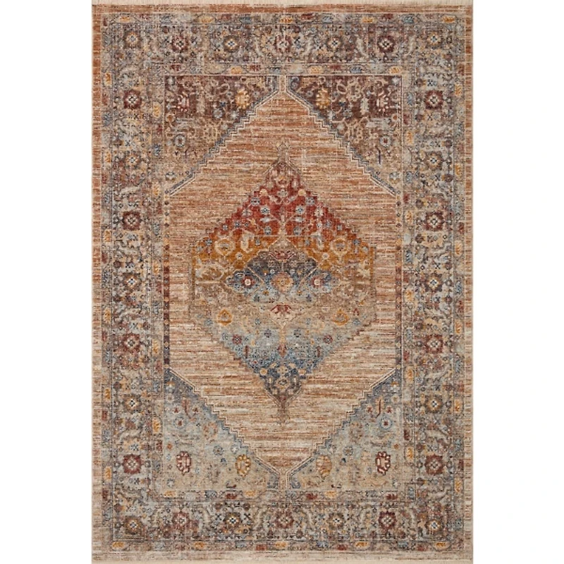 Florence Sunset Medallion Area Rug, 7x10