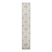 Cream Botanical Butterfly Table Runner, 90 in.