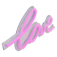 Neon Pink Love LED Wall Sign