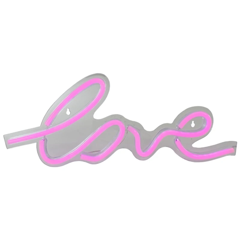 Neon Pink Love LED Wall Sign