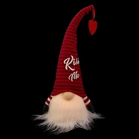 Striped Kiss Me Hat LED Valentine Gnome