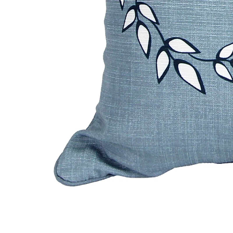 Blue Home Sweet Home Laurel Pillow