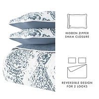 Damask Reversible 2-pc. Twin Quilt Set