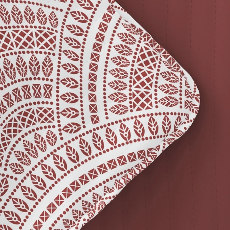 Terra Scalloped Reversible 2-pc. Twin Quilt Set