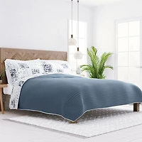 Patchwork Reversible 3-pc. Queen Quilt Set