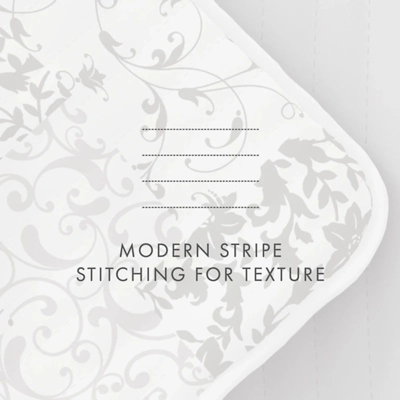 Gray Patchwork Reversible 3-pc. Queen Quilt Set