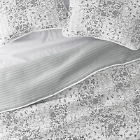 Gray Patchwork Reversible 3-pc. King Quilt Set