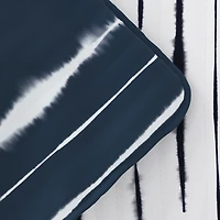 Navy Linear Reversible 3-pc. Queen Quilt Set