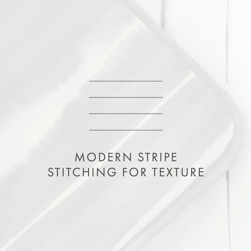 Gray Linear Reversible 3-pc. King Quilt Set