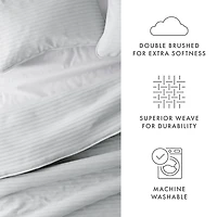 Stitched Stripes 2-pc. Twin Quilt Set