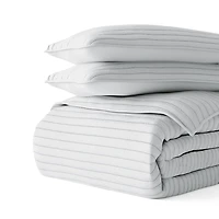 Stitched Stripes 3-pc. King Quilt Set