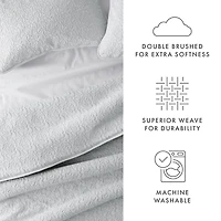 Floral Stitch 3-pc. King Quilt Set