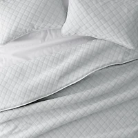 Stitched Diamond 2-pc. Twin Quilt Set