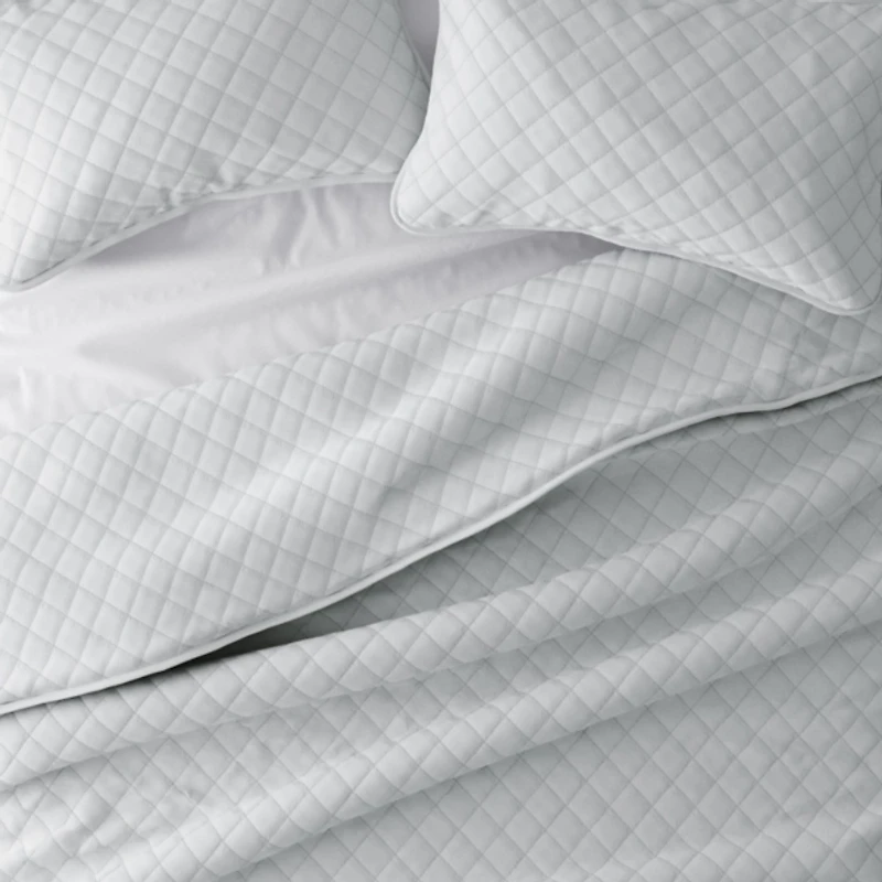 Stitched Diamond 3-pc. King Quilt Set