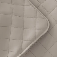 Latte Stitched Diamond 3-pc. Queen Quilt Set