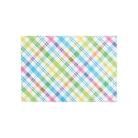 Spring Blossom Plaid Placemats, Set of 6