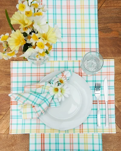 Bunny Trail Plaid Table Runner