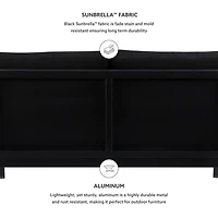 Sunbrella Cushions Holland Outdoor Loveseat