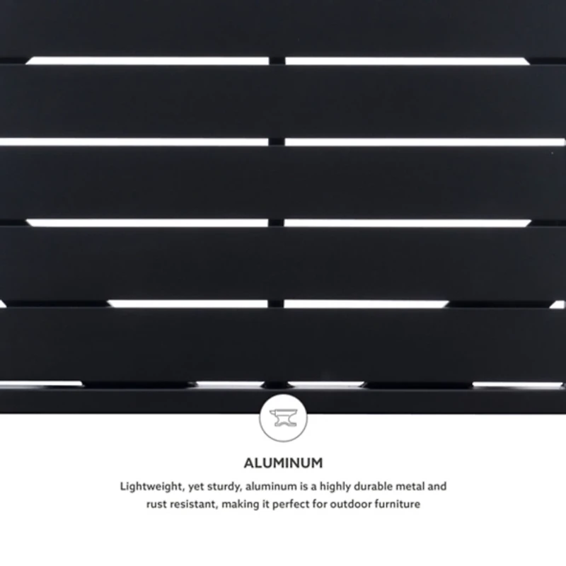 Black Holland Outdoor Side Table