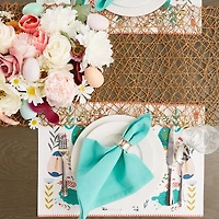 Easter Folk Garden Placemats, Set of 6