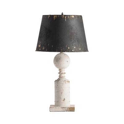 Fran Farmhouse Metal Shade Table Lamp