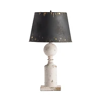 Fran Farmhouse Metal Shade Table Lamp