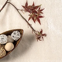 Cream Shag Washable Area Rug, 5x8