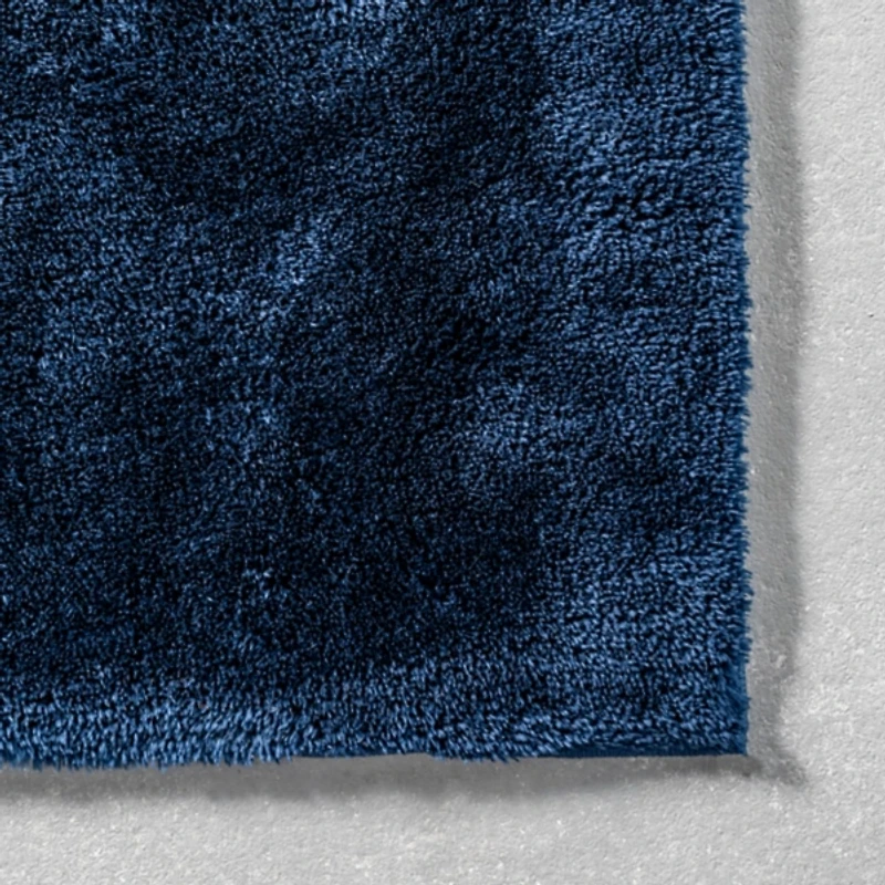 Whitlow Navy Shag Washable Area Rug, 8x10