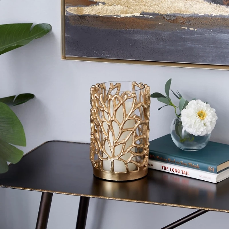 Gold Aluminum Coral Hurricane