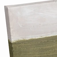 Moody Green Shapes II Canvas Art Print