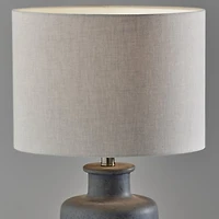 Weathered Stone Jug Table Lamp