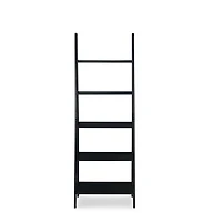 Wood 5-Tier Ladder Bookshelf