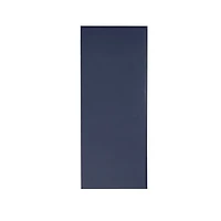 Navy and Gold 2-Drawer Wood Desk