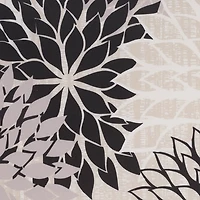 Floral Chevron Outdoor Throw Pillow