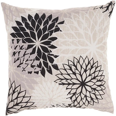 Floral Chevron Outdoor Throw Pillow