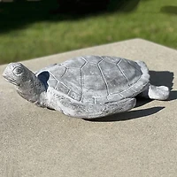 Gray Sea Turtle Outdoor Statue