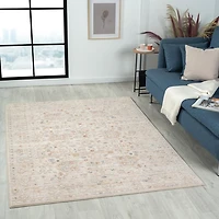 Gray Subtle Pattern Area Rug, 5x7