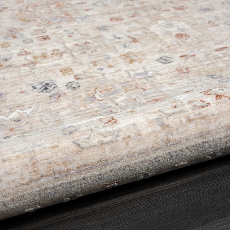 Gray Subtle Pattern Area Rug, 5x7