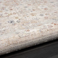 Gray Subtle Pattern Area Rug, 5x7