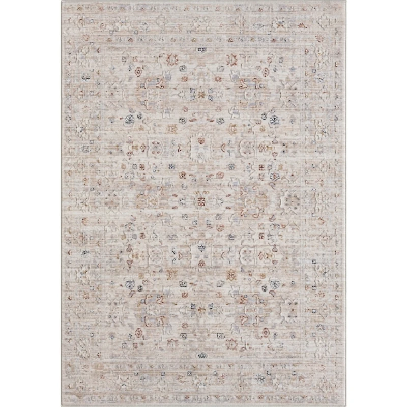 Gray Subtle Pattern Area Rug, 5x7