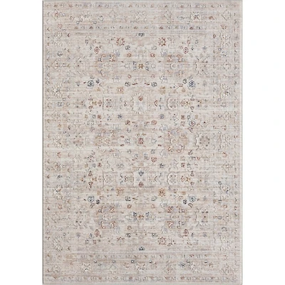 Gray Subtle Pattern Area Rug, 5x7