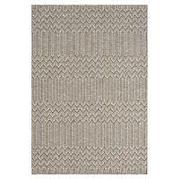 Tan Chevron Indoor/Outdoor Area Rug, 5x7