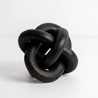 Distressed Black Wooden Knot