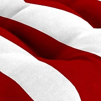 Red Stripe French 3-pc. Outdoor Wicker Cushion Set