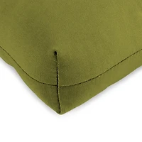 Green French Edge 2-pc. Outdoor Wicker Cushion Set