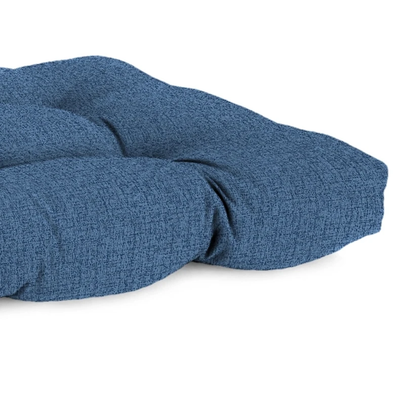 French Edge Outdoor Wicker Settee Cushion