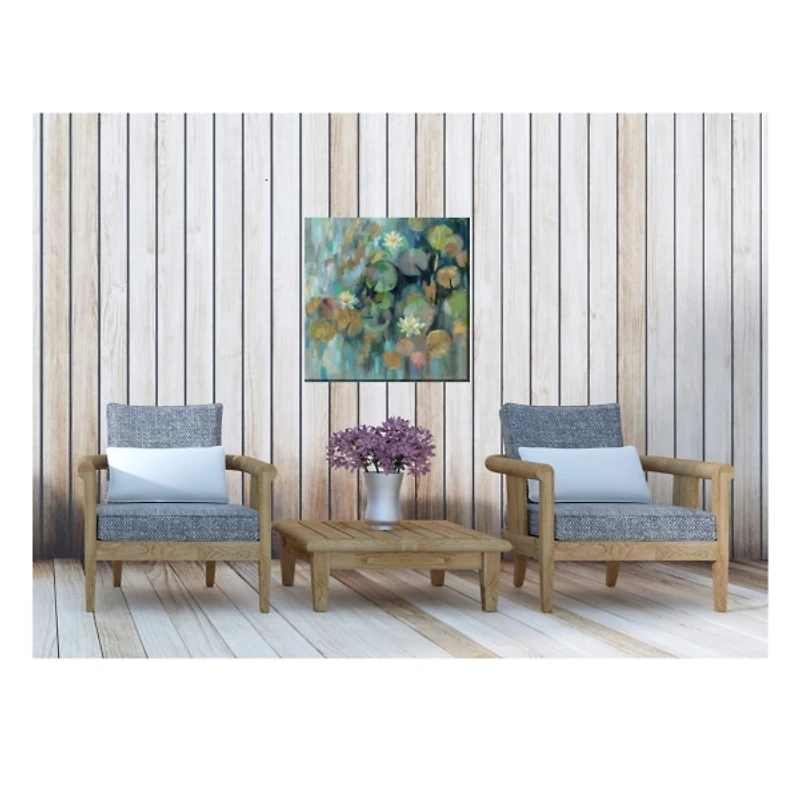 Mystic Pond Outdoor Canvas Art Print